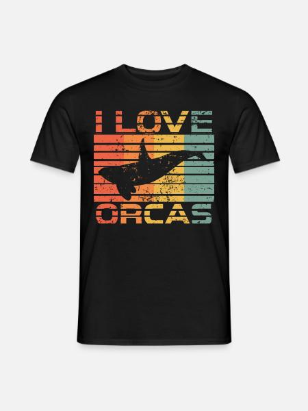 killer whale - Men's T-Shirt - black