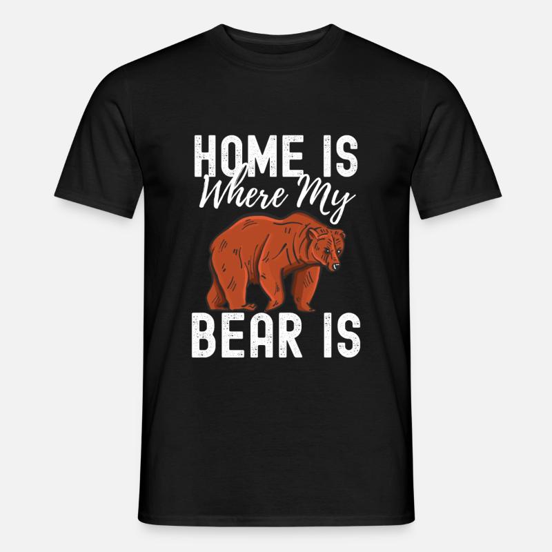 Bär - Männer T-Shirt - Schwarz
