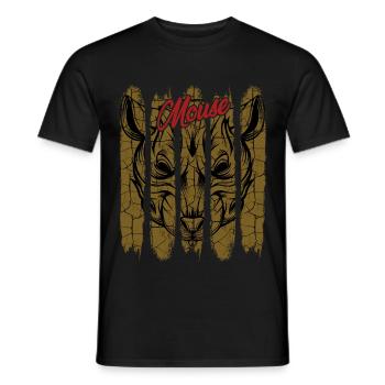 Vintage Retro Style Mice | Mouse Animal Gift - Men's T-Shirt - black - Front - AI Model Male 178 light (178cm)