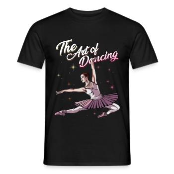 Ballet Tänzerin | Ballerina Tanz Geschenkidee - Männer T-Shirt - Schwarz - Vorne - AI Model Male 178 light (178cm)