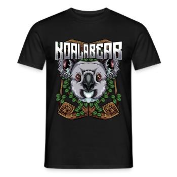 Moderne Koalabären | Trendy waldbewohner cadeau - T-shirt homme - noir - Devant - AI Model Male 178 light (178cm)