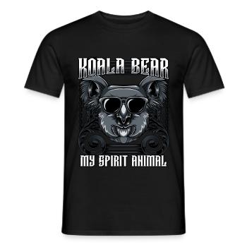 Cool Koala | Trendy Sonnenbrille Tier Geschenk - Männer T-Shirt - Schwarz - Vorne - AI Model Male 178 light (178cm)