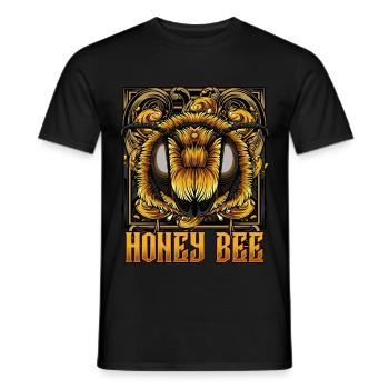 Abeille moderne | Cadeau tendance de guêpe d'abeille - T-shirt homme - noir - Devant - AI Model Male 178 light (178cm)