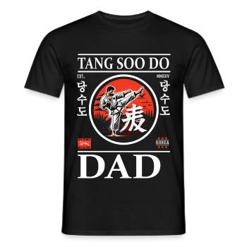 Tang-so-Do Dad Design avec Karateka - T-shirt homme - noir - Devant - AI Model Male 178 light (178cm)