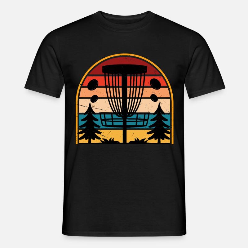 Disc Golf - Männer T-Shirt - Schwarz