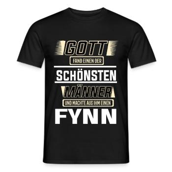 Gernot der schönste Mann von Gott geformt Design - Männer T-Shirt - Schwarz - Vorne - AI Model Male 178 light (178cm)