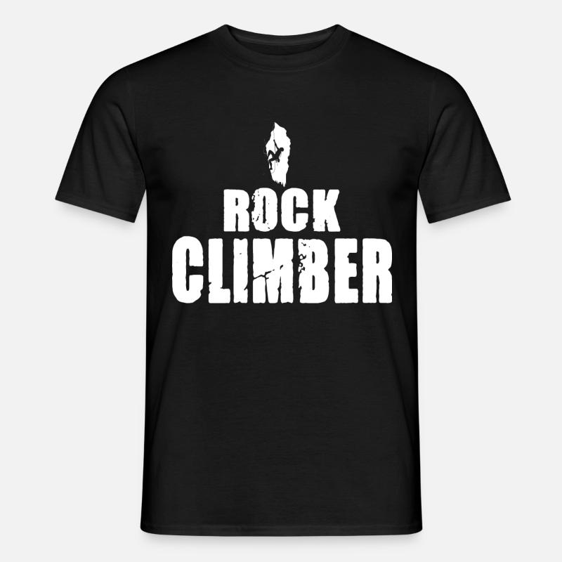 Rock Climber - Männer T-Shirt - Schwarz
