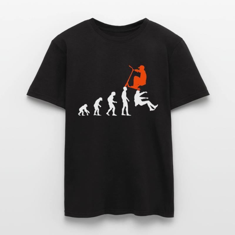 Scooter Kick Scooter E-Scooter Stunt Evolution Design T-shirt homme