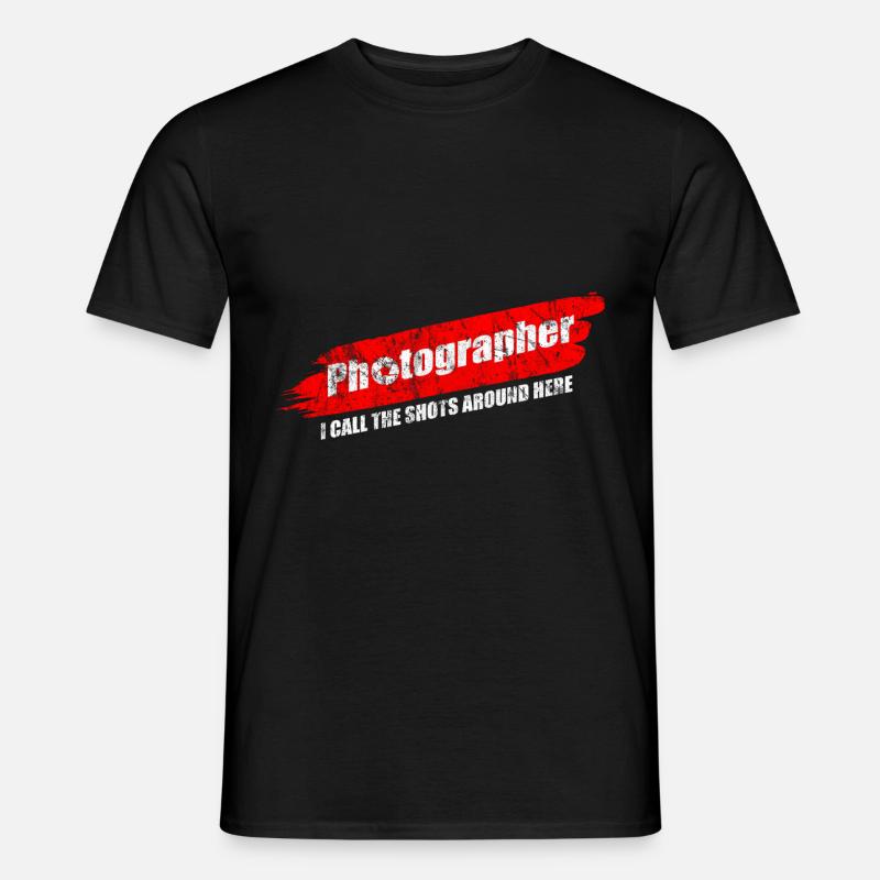 Fotograf - Männer T-Shirt - Schwarz