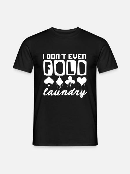 Poker - Männer T-Shirt - Schwarz