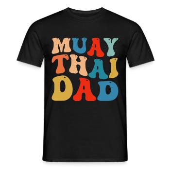 Papa Muay Thai - T-shirt homme - noir - Devant - AI Model Male 178 light (178cm)