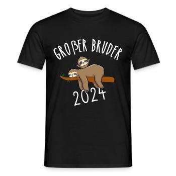 Big Brother 2024 Sloth - Men's T-Shirt - black - Front - AI Model Male 178 light (178cm)