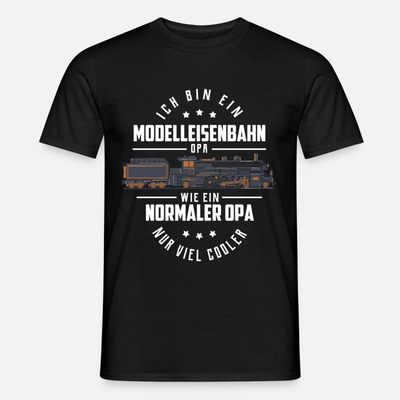 Zug - Männer T-Shirt - Schwarz