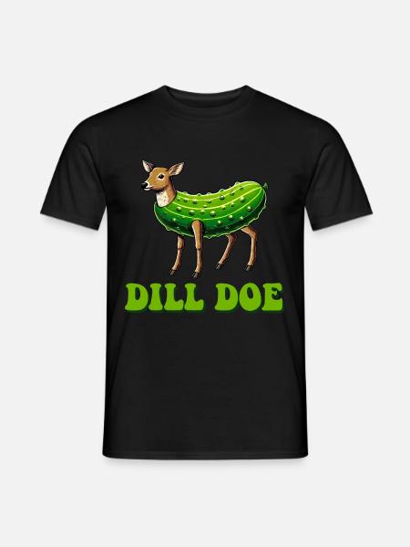 Dill Doe - Männer T-Shirt - Schwarz
