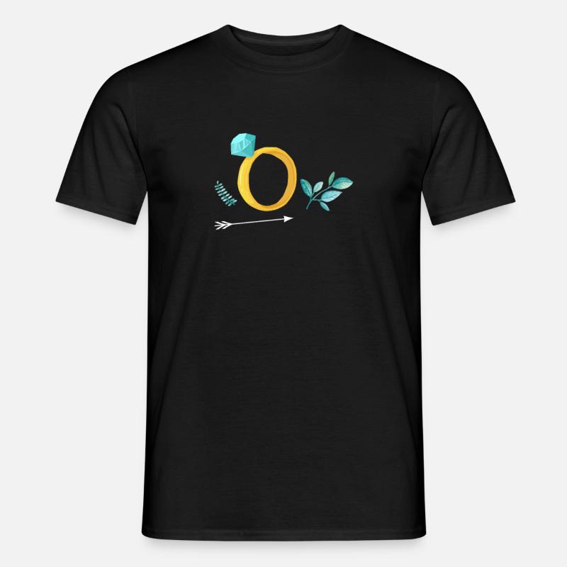 Ring Verlobungsring Junggesellinnenabschied - Männer T-Shirt - Schwarz