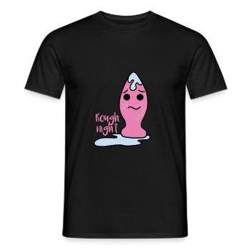 rough night gode vibromasseur Sex Toy Sex Toy - T-shirt homme - noir - Devant - AI Model Male 178 light (178cm)
