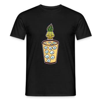 Cocktail Pina Colada Ananas Diving Verre Plongée - T-shirt homme - noir - Devant - AI Model Male 178 light (178cm)