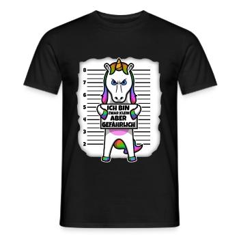 Klein aber gefährlich - Männer T-Shirt - Schwarz - Vorne - AI Model Male 178 light (178cm)