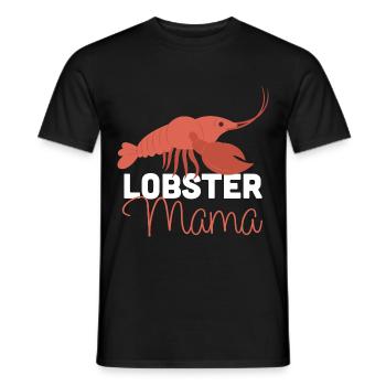 Hummer Mama Hummer Languste Meeresfrüchte - Männer T-Shirt - Schwarz - Vorne - AI Model Male 178 light (178cm)