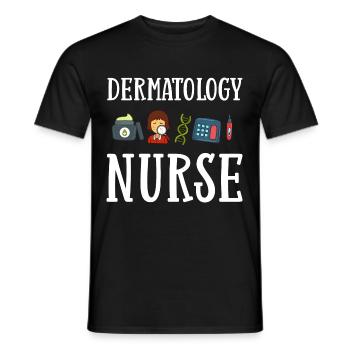 Dermatology Skin Care Skin Medicine Disease - Men's T-Shirt - black - Front - AI Model Male 178 light (178cm)