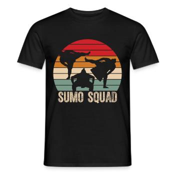Escouade de sumo - T-shirt homme - noir - Devant - AI Model Male 178 light (178cm)