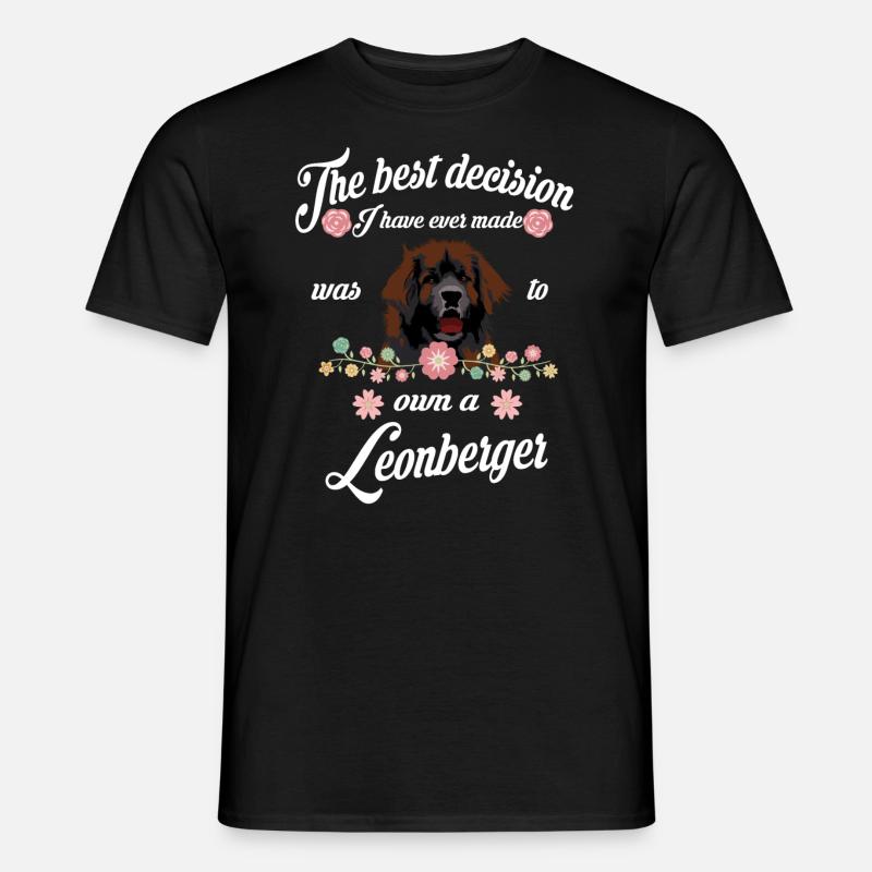 Leonberger - Männer T-Shirt - Schwarz