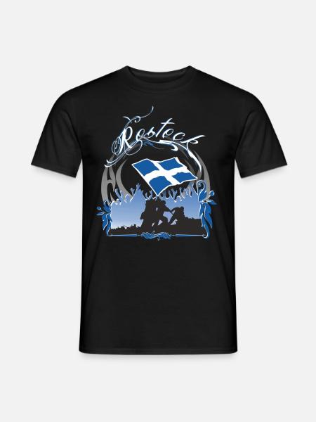 Rostock - Männer T-Shirt - Schwarz