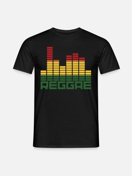 reggae - Men's T-Shirt - black