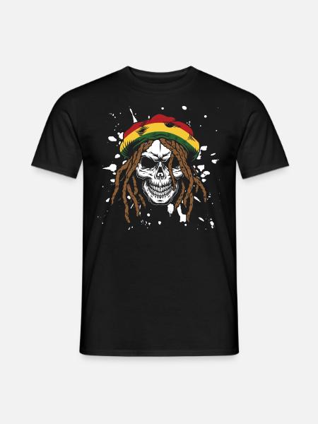 Reggae - Männer T-Shirt - Schwarz