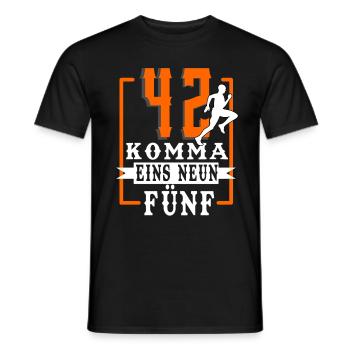 Marathon - T-shirt homme - noir - Devant - AI Model Male 178 light (178cm)