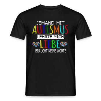 Autismus Autisten Liebe Asperger syndrom - Männer T-Shirt - Schwarz - Vorne - AI Model Male 178 light (178cm)