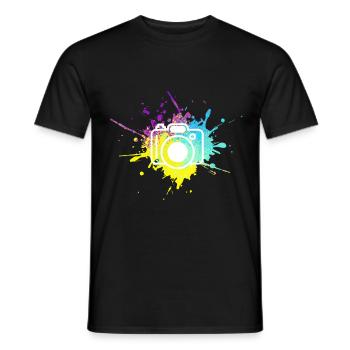 La photographie | Photographes | photographe - T-shirt homme - noir - Devant - AI Model Male 178 light (178cm)