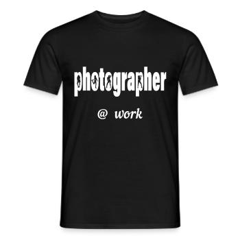 La photographie | Photographes | photographe - T-shirt homme - noir - Devant - AI Model Male 178 light (178cm)