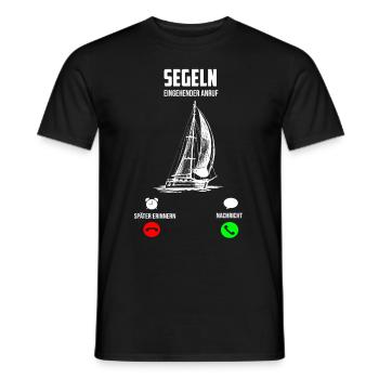 Segeln | Geschenk Segler | Geschenk Segeln lustig - Männer T-Shirt - Schwarz - Vorne - AI Model Male 178 light (178cm)