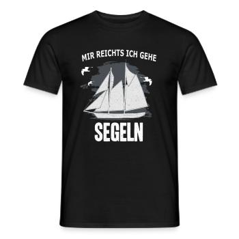 Segeln Segelboot Schiff Kapitän Seemann Geschenk - Männer T-Shirt - Schwarz - Vorne - AI Model Male 178 light (178cm)