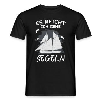 Segelboot - Männer T-Shirt - Schwarz - Vorne - AI Model Male 178 light (178cm)