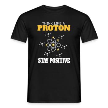 Science chemistry physics science gift - Men's T-Shirt - black - Front - AI Model Male 178 light (178cm)