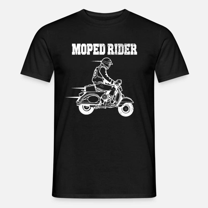 Moped - Männer T-Shirt - Schwarz