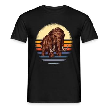 mammouth - T-shirt homme - noir - Devant - AI Model Male 178 light (178cm)
