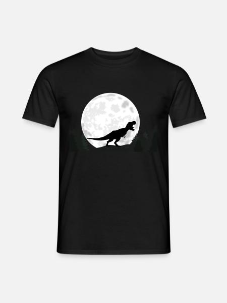 Dinosaur tyrannosaurus - Men's T-Shirt - black