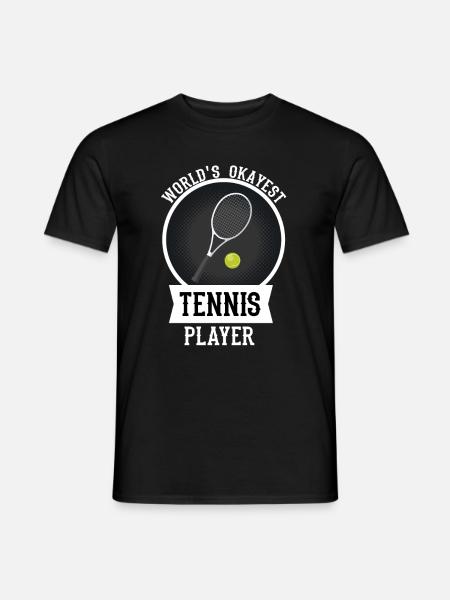 tennis - Men's T-Shirt - black