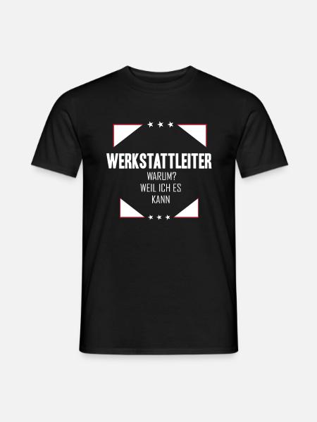 Werkstattleiter - Männer T-Shirt - Schwarz