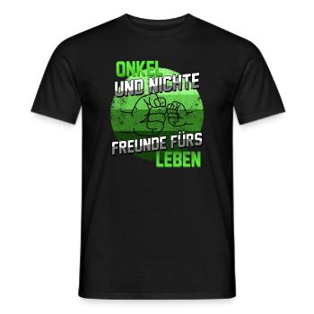 Onkel Geschenk Spruch Onkel und Nichte Freunde - Männer T-Shirt - Schwarz - Vorne - AI Model Male 178 light (178cm)