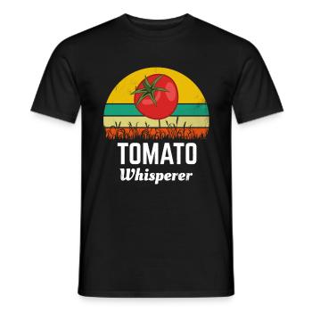 Tomaten - Männer T-Shirt - Schwarz - Vorne - AI Model Male 178 light (178cm)