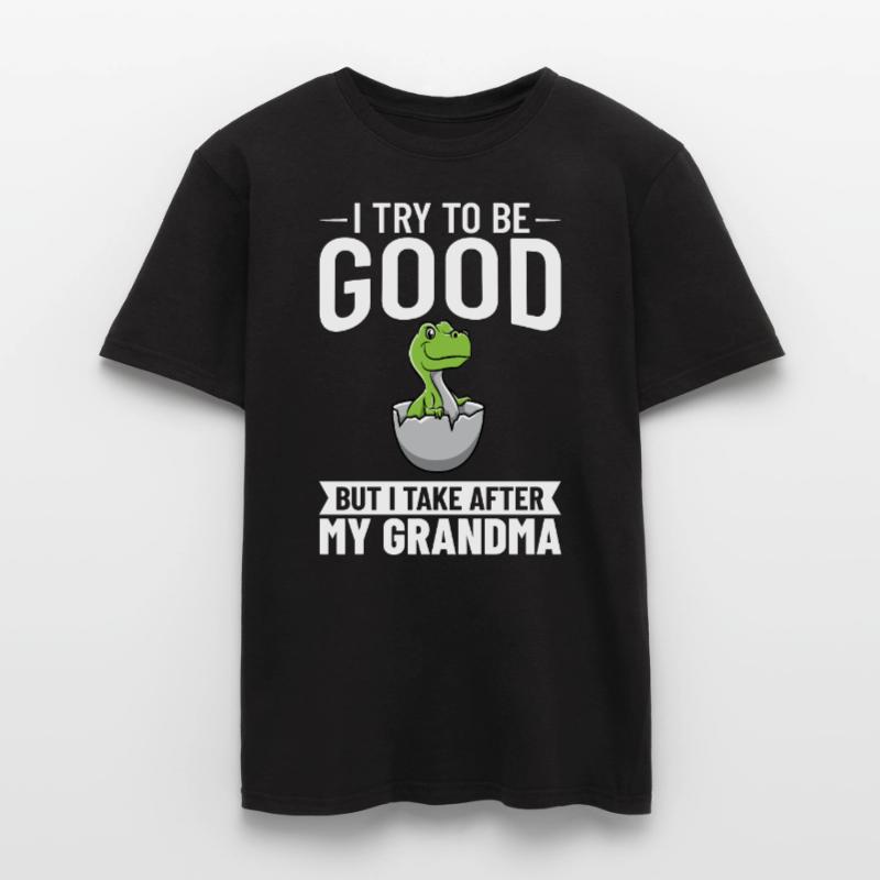 Dinosaurier Oma Saurus Omasaurus Großmutter Männer T-Shirt