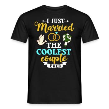 Trauungsleiter Eheoffizier Priester Pfarrer Ehe - Männer T-Shirt - Schwarz - Vorne - AI Model Male 178 light (178cm)