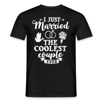 Trauungsleiter Eheoffizier Priester Pfarrer Ehe - Männer T-Shirt - Schwarz - Vorne - AI Model Male 178 light (178cm)