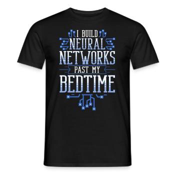 Datenwissenschaftler Data Science Wissenschaft - Männer T-Shirt - Schwarz - Vorne - AI Model Male 178 light (178cm)