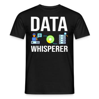 Datenwissenschaftler Data Science Wissenschaft - Männer T-Shirt - Schwarz - Vorne - AI Model Male 178 light (178cm)