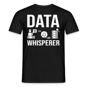Datenwissenschaftler Data Science Wissenschaft - Männer T-Shirt - Schwarz - Vorne - AI Model Male 178 light (178cm)